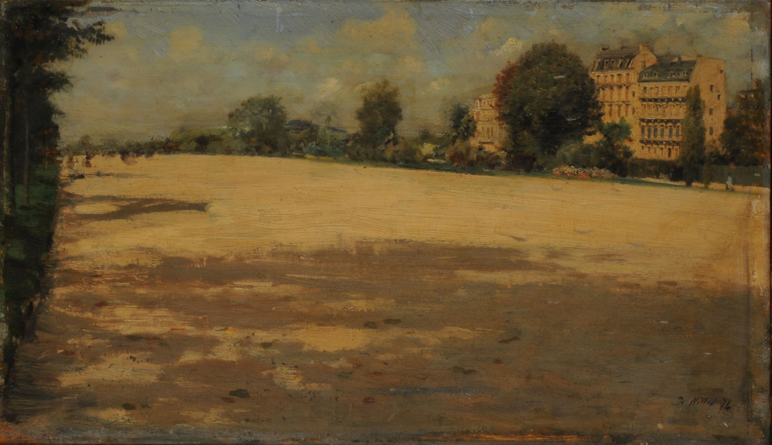 Avenue du Bois de Boulogne - Giuseppe De Nittis - Alpha Reproduction