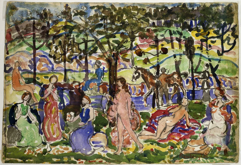 Scena z parku - Maurice Prendergast