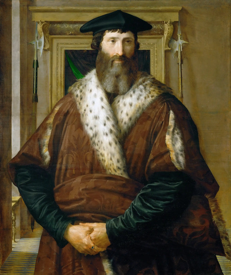 Portret mężczyzny (Condottiere Malatesta Baglioni?) - Parmigianino