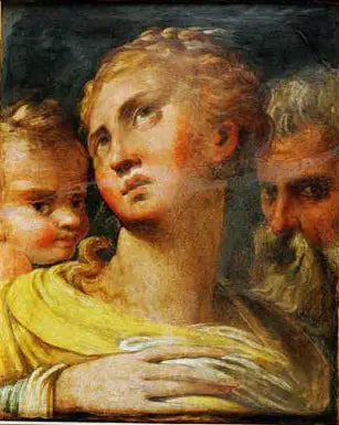 Trois Têtes - Parmigianino