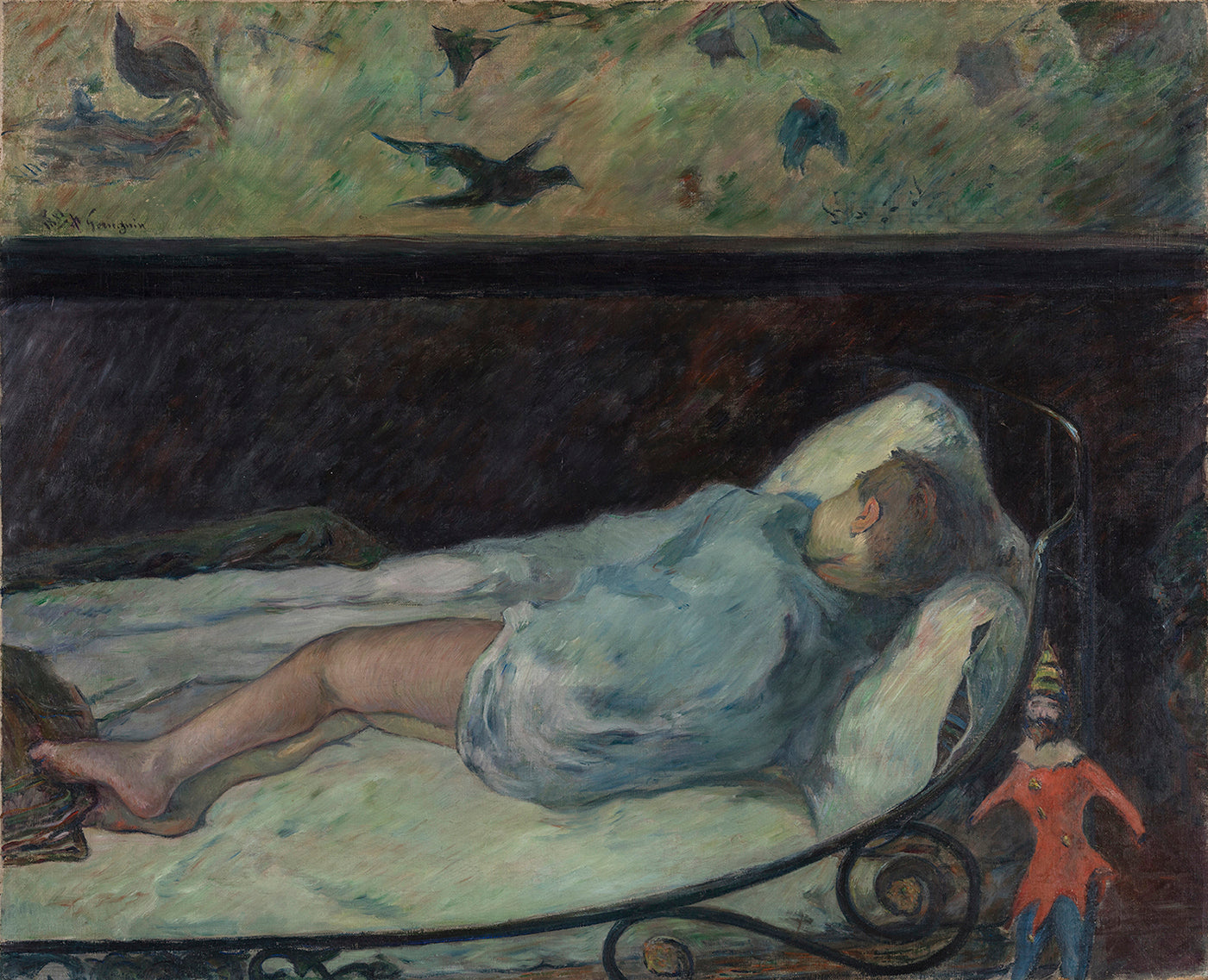 Mała marzycielka - Paul Gauguin