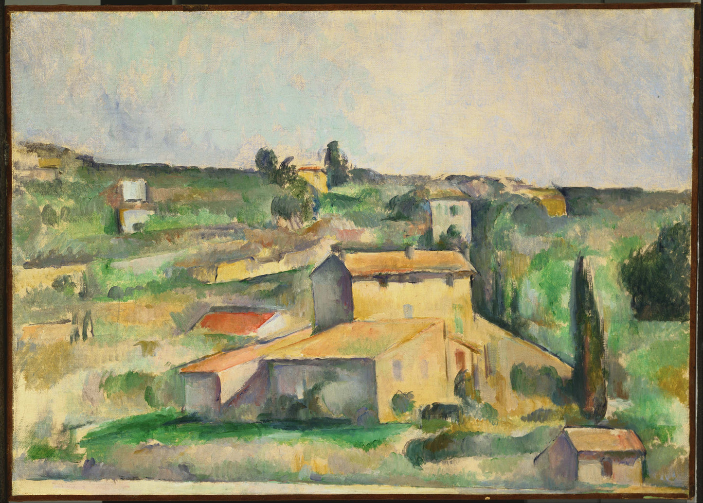 Reproduction du tableau « Campagnes de Bellevue - Paul Cézanne » par Alpha Reproduction en peinture à l’huile