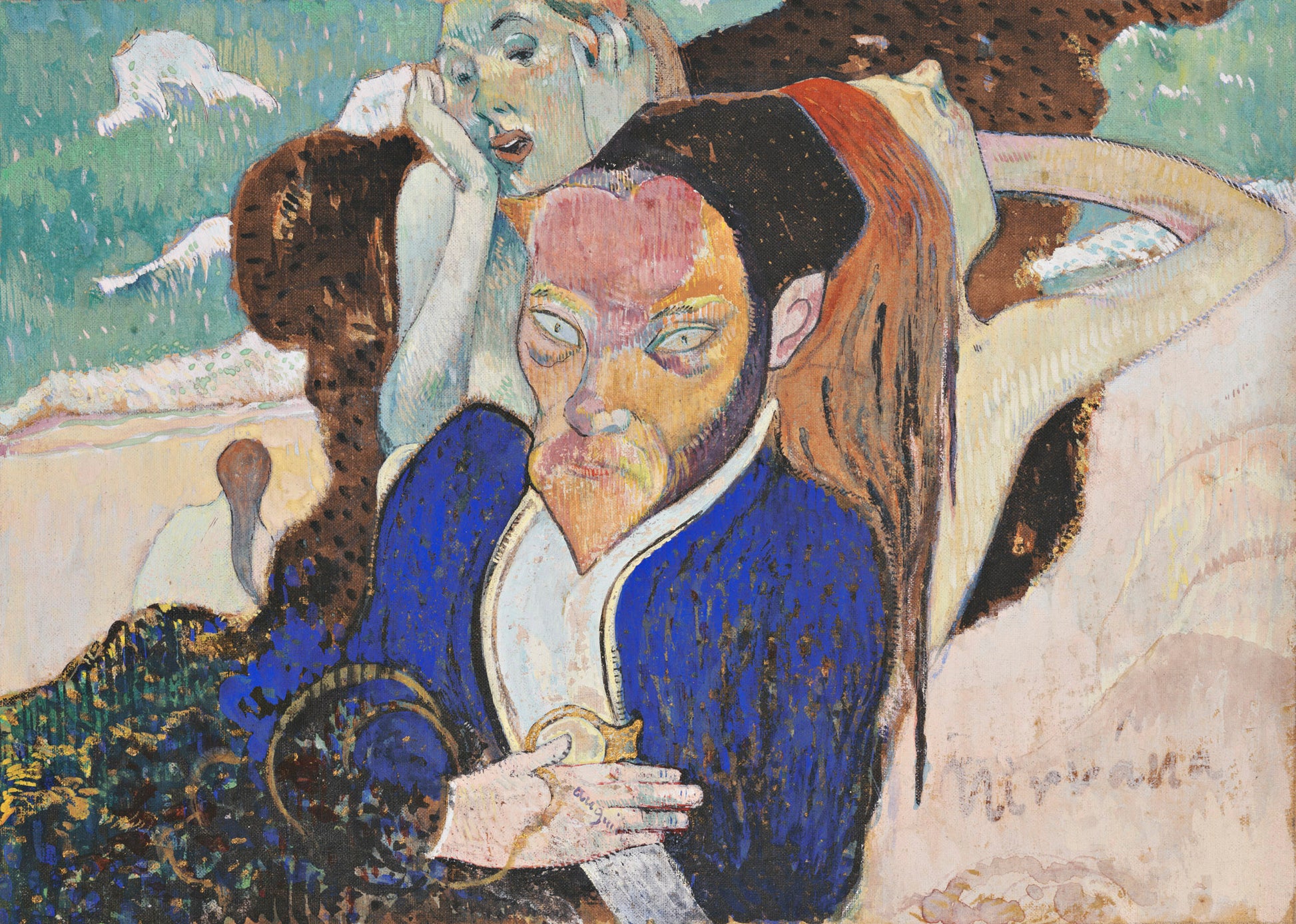 Reproduction du tableau « Nirvana, Portrait de Jacob Meyer de Haan - Paul Gauguin » par Alpha Reproduction en peinture à l’huile