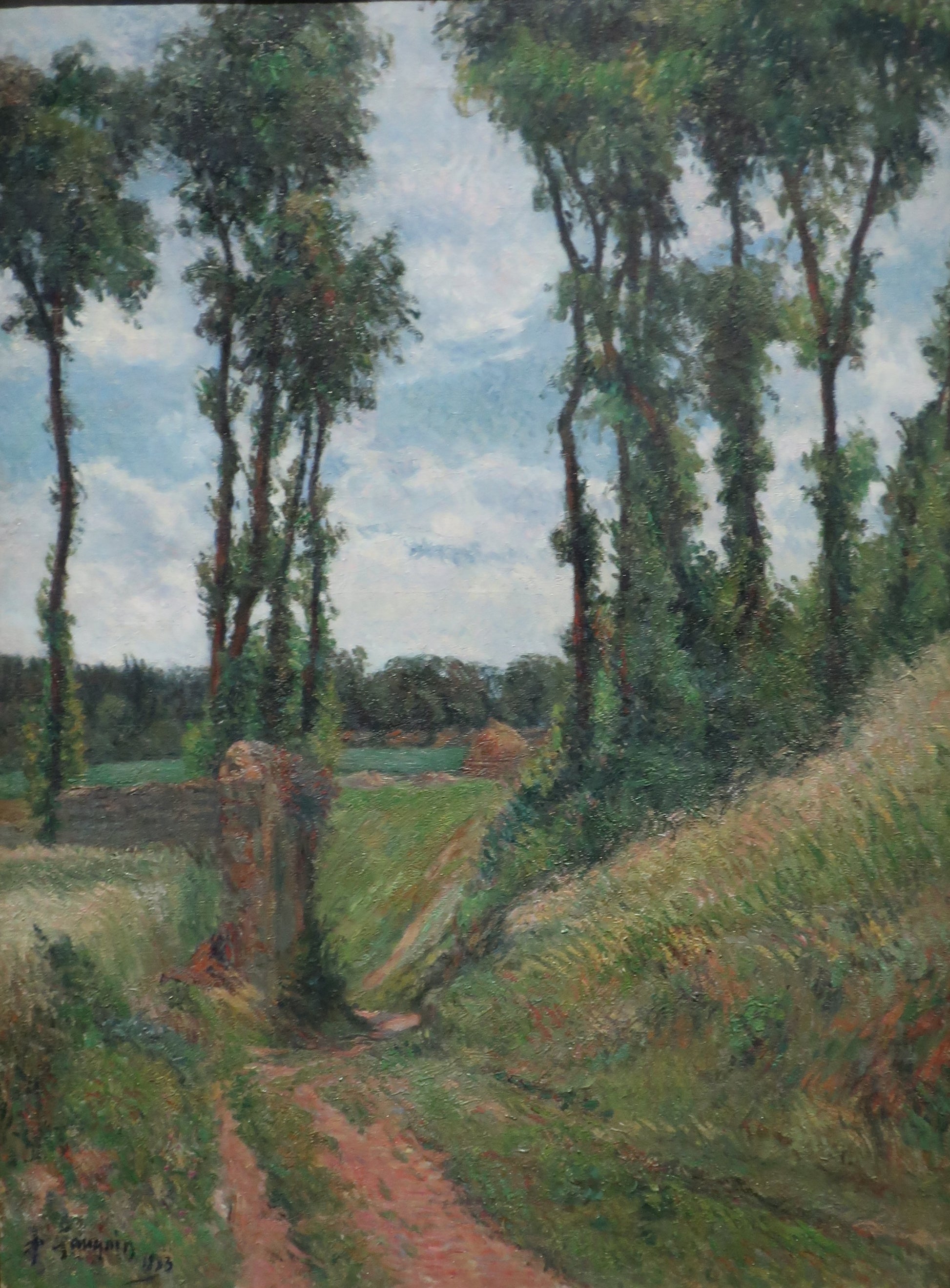 Droga do topoli, Osny - Paul Gauguin