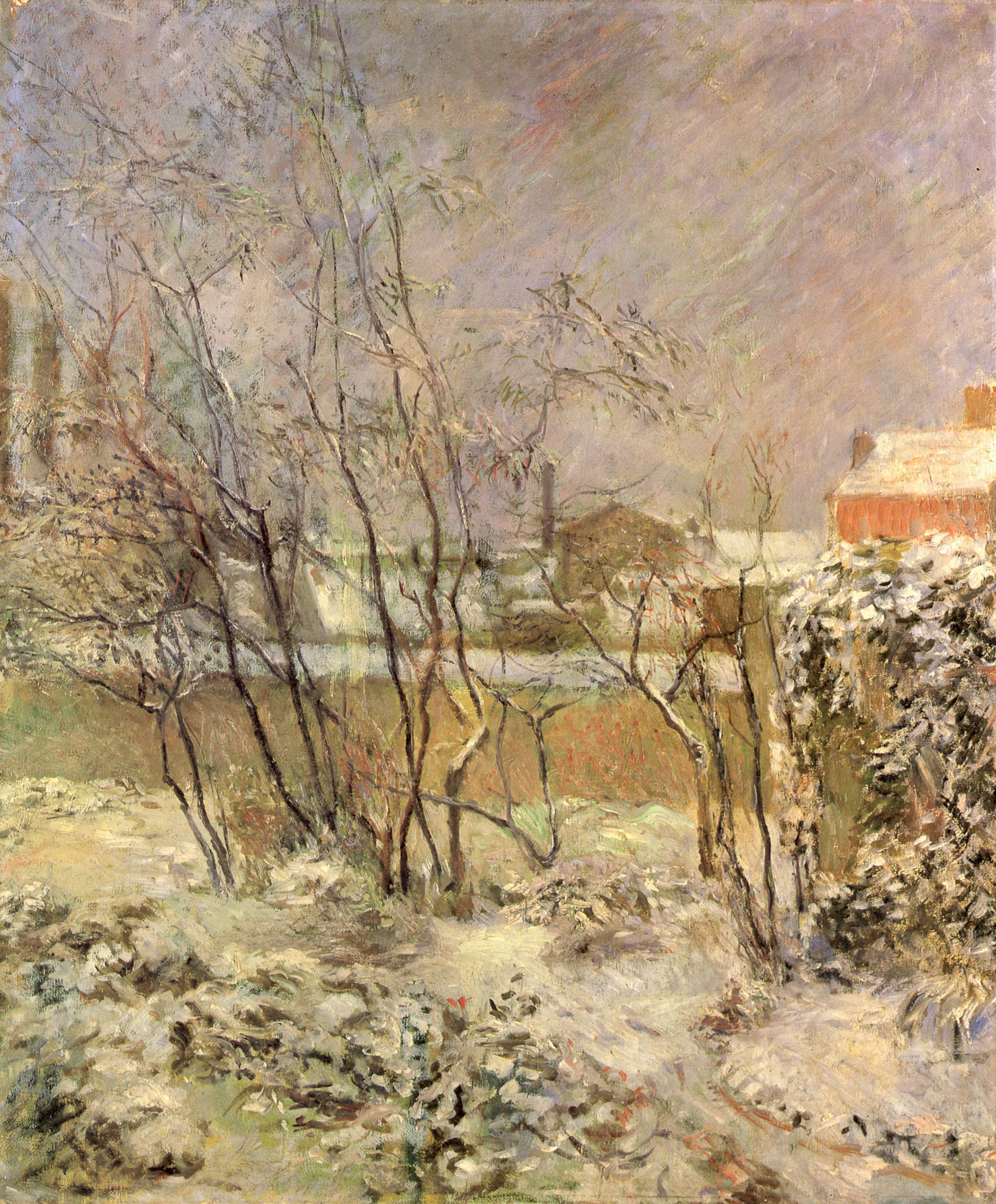 Śnieg na ulicy Carcel - Paul Gauguin