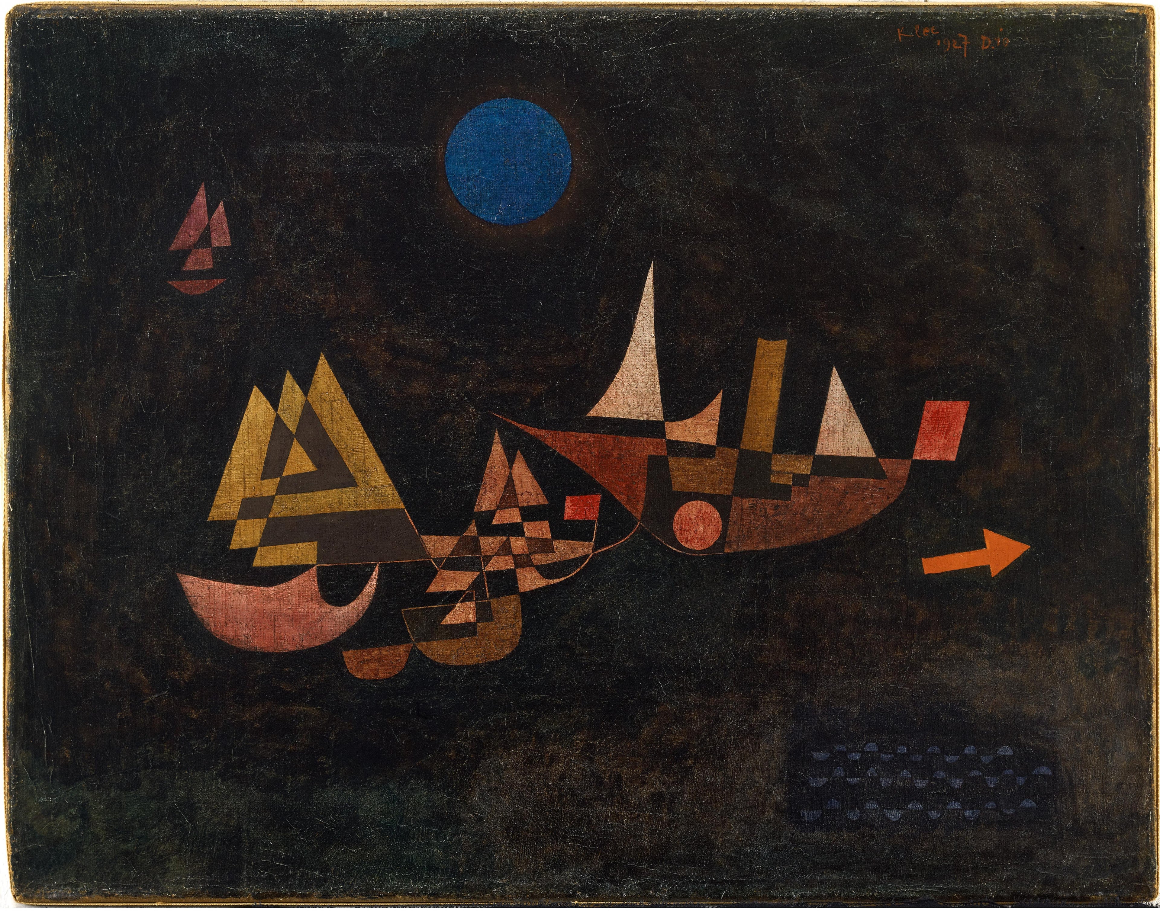 Odpłynięcie łodzi - Paul Klee