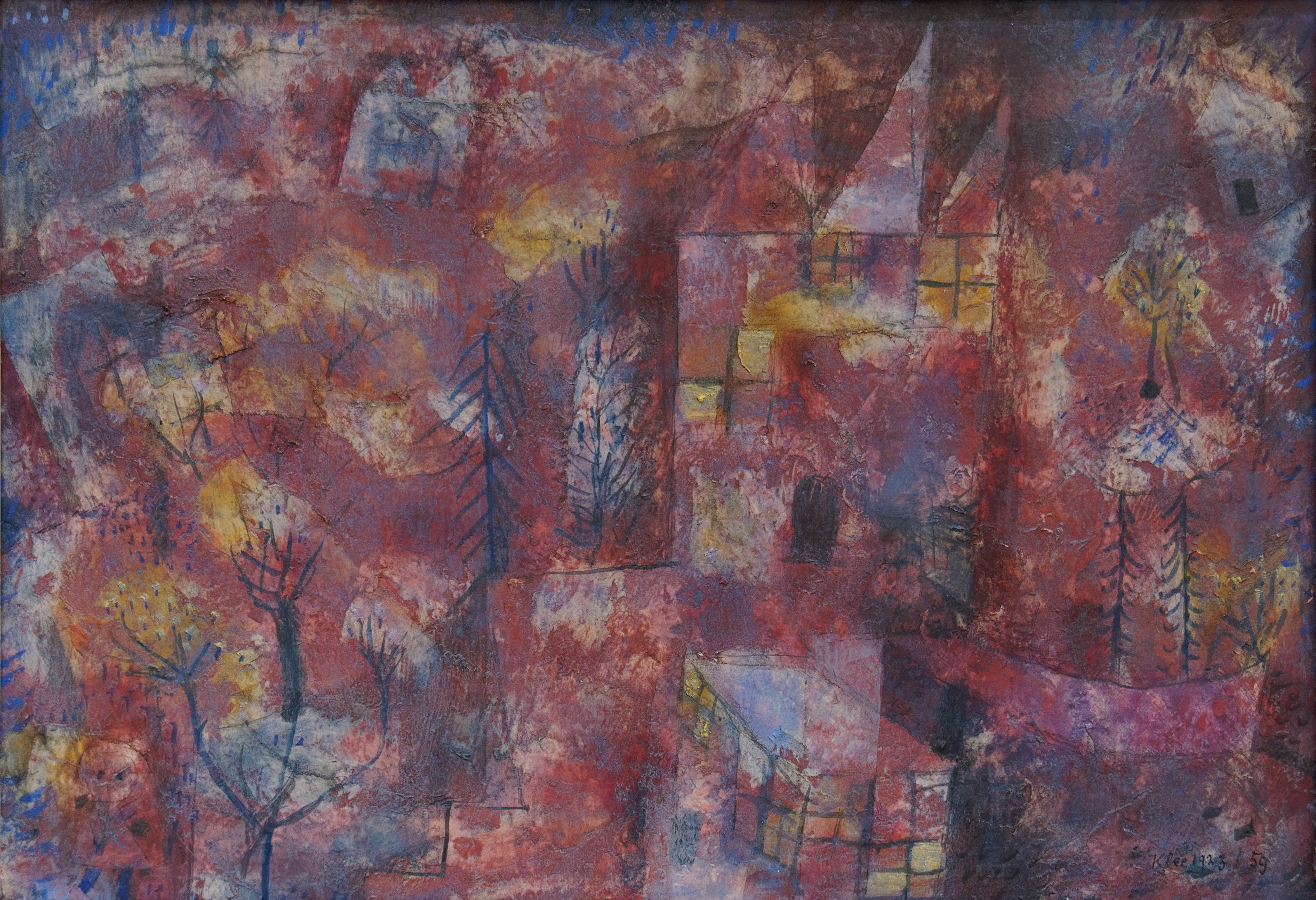 krajobraz z dzieckiem - Paul Klee