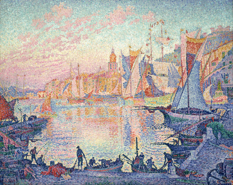 Port w Saint-Tropez - Paul Signac