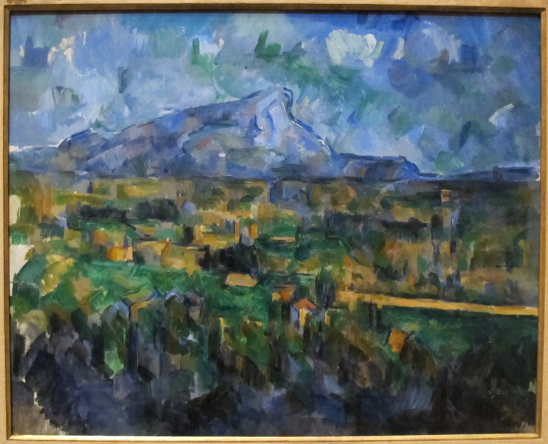 Góra Sainte-Victoire widziana z Lauves - Paul Cézanne