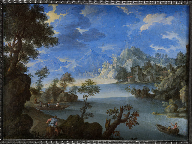 Paysage au bord du lac - Joachim Patinier