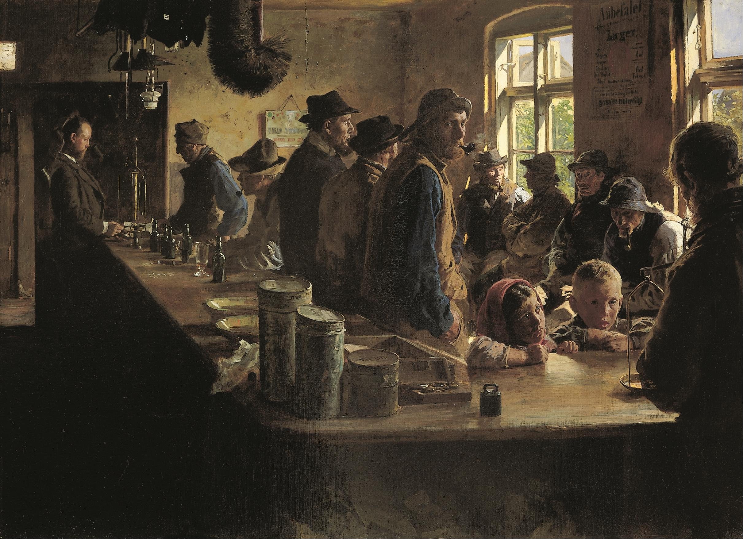 U u dostawcy, gdy nie ma ryb - Peder Severin Krøyer