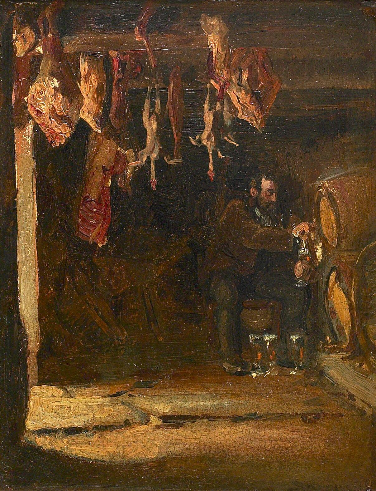 W piwnicy w Concarneau. - Peder Severin Krøyer