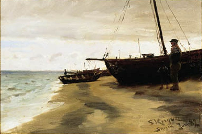 Buk południowy w Skagen. Czerwiec. - Peder Severin Krøyer
