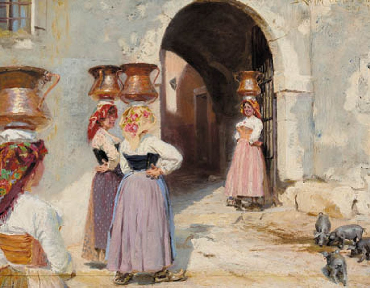 U bram Civita d'Antino. - Peder Severin Krøyer