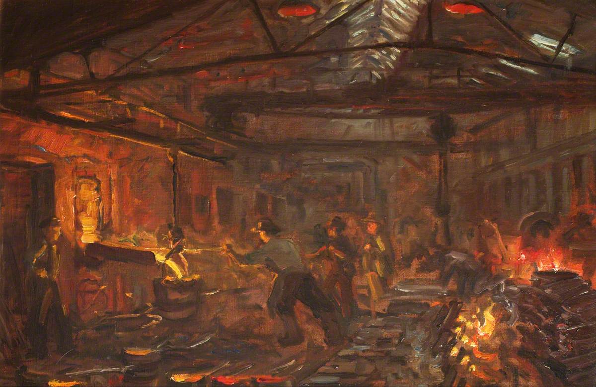 Odlewnia żelaza Burmeister i Wain - Peder Severin Krøyer