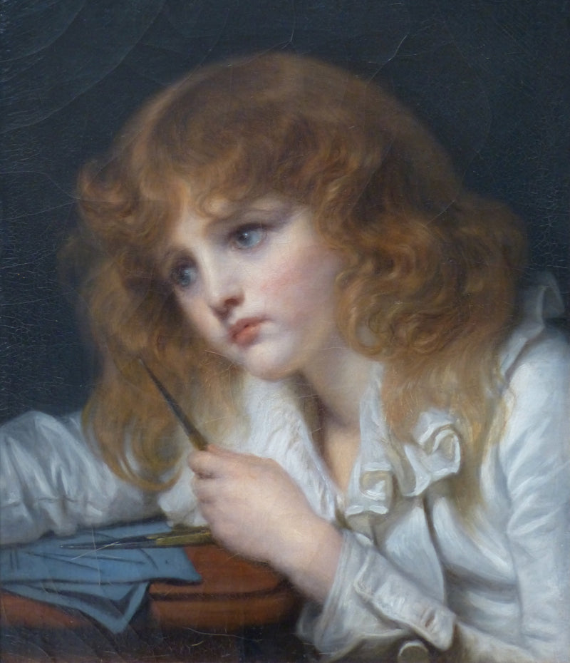Mały matematyk - Jean-Baptiste Greuze