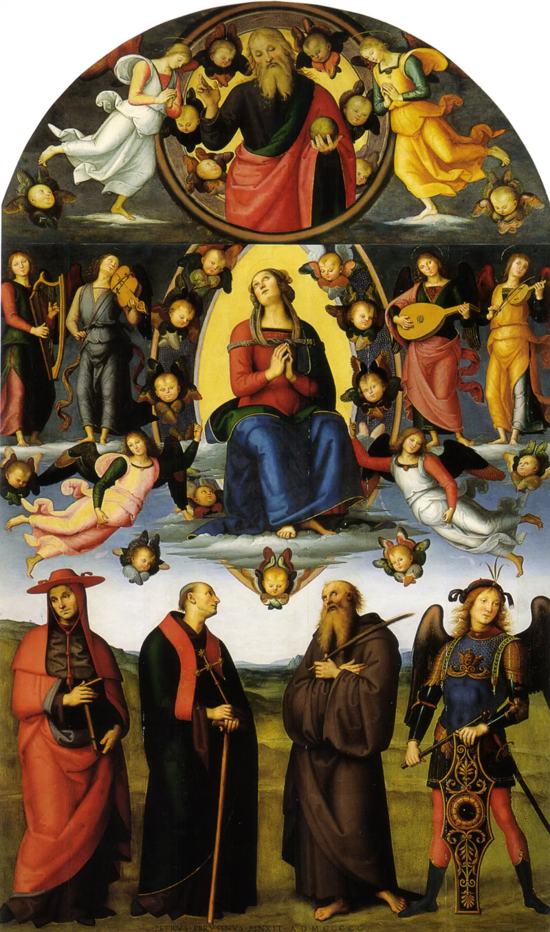 Retabel Vallombrosa - Pietro Perugino