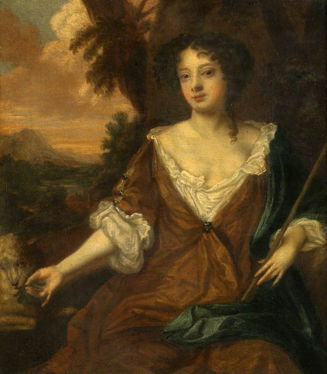 Lucy Walter (1630–1658), en bergère - Peter Lely