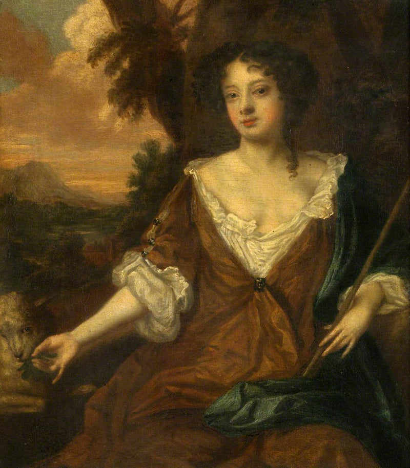 Lucy Walter (1630–1658), en bergère - Peter Lely