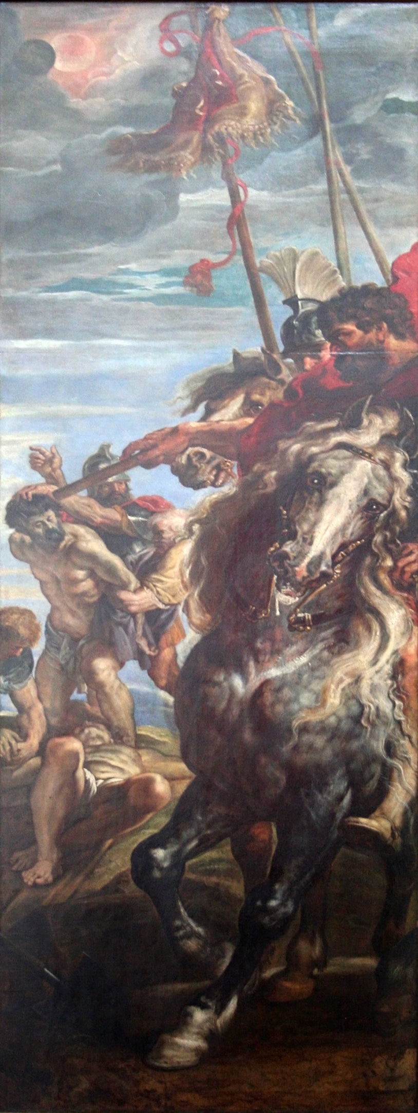 Wzniesienie Krzyża (panel prawy) - Peter Paul Rubens