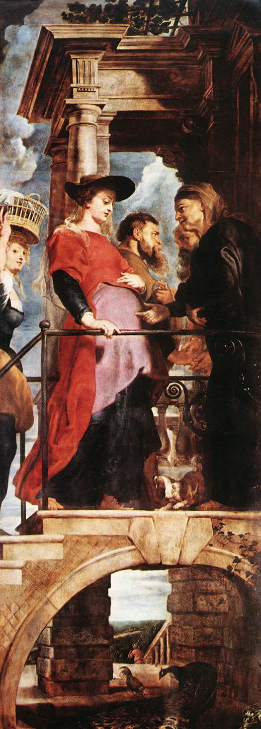 Nawiedzenie (lewy panel tryptyku) - Peter Paul Rubens