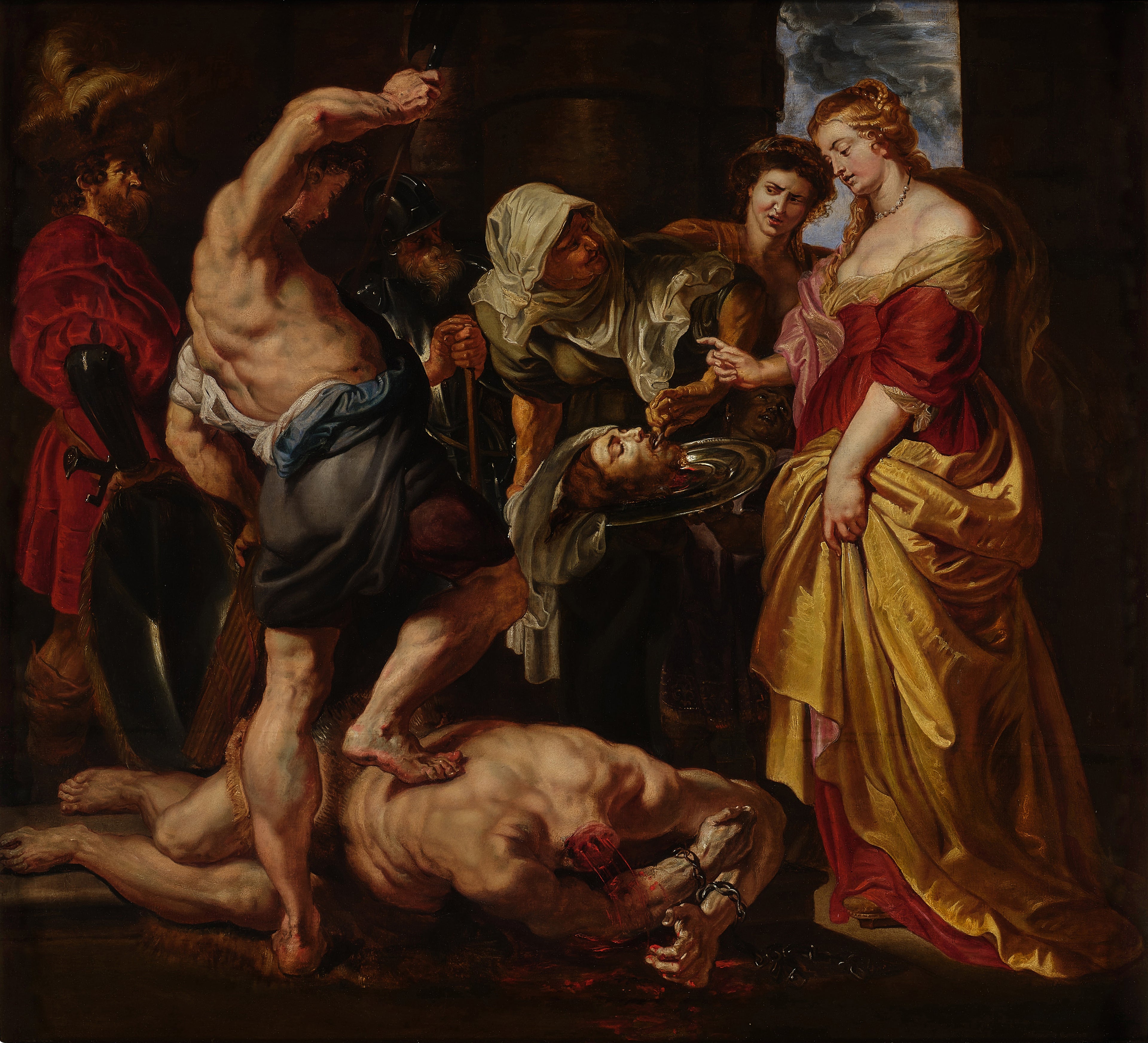 Głowa świętego Jana Chrzciciela przedstawiona Salome - Peter Paul Rubens
