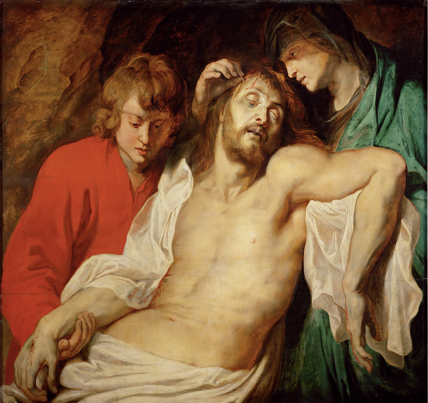 Lamentacja Chrystusa przez Marię i Jana - Peter Paul Rubens
