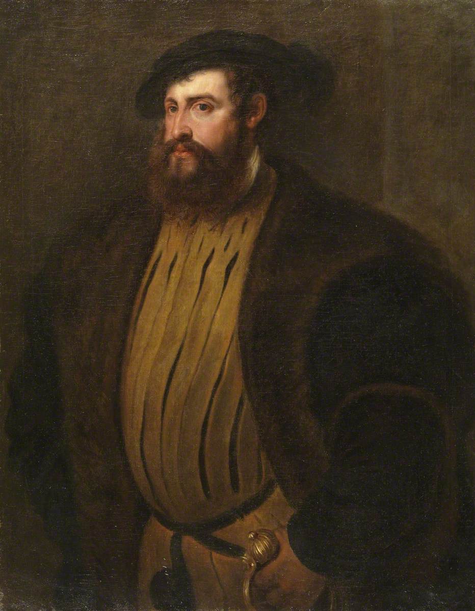 Hernan Cortez (?) (na podstawie Tycjana) - Peter Paul Rubens