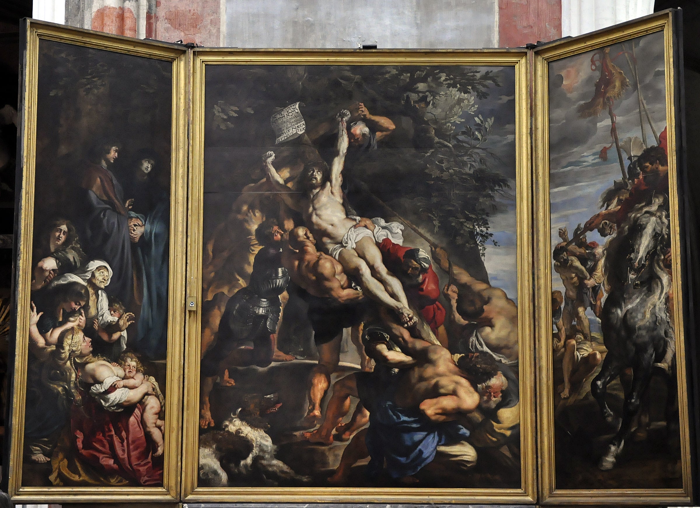 Wzniesienie krzyża - Peter Paul Rubens