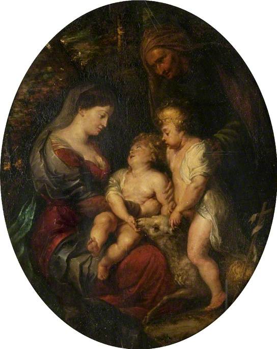 Madonna z Dzieciątkiem z świętymi Elżbietą i Janem - Peter Paul Rubens