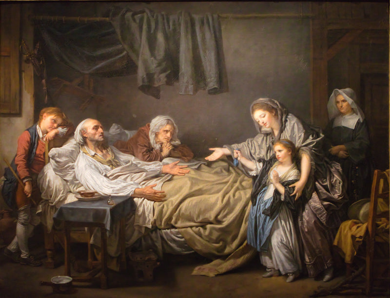Dama miłosierdzia - Jean-Baptiste Greuze