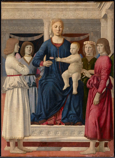 Vierge et l’Enfant avec quatre anges - Piero della Francesca - Alpha Reproduction