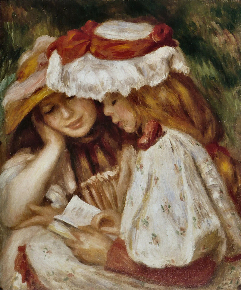 Dwie dziewczyny czytające - Pierre-Auguste Renoir