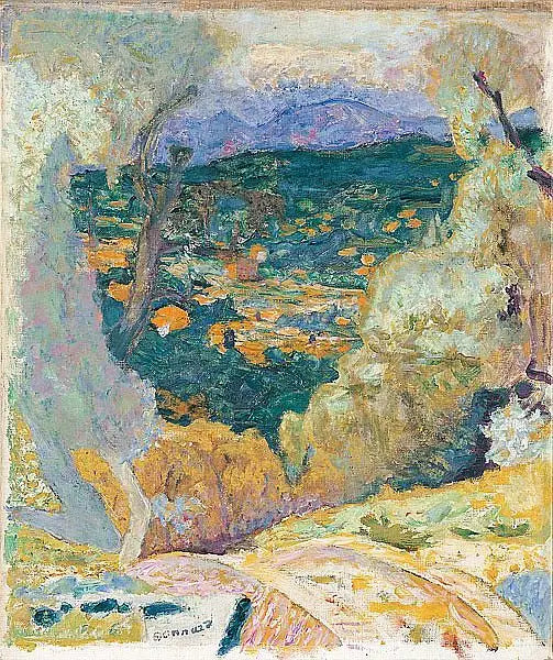 Reproduction du tableau « Décor méridional, le Cannet - Pierre Bonnard » par Alpha Reproduction en peinture à l’huile