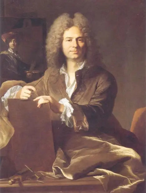 Portret Pierre'a Drevet'a - Hyacinthe Rigaud