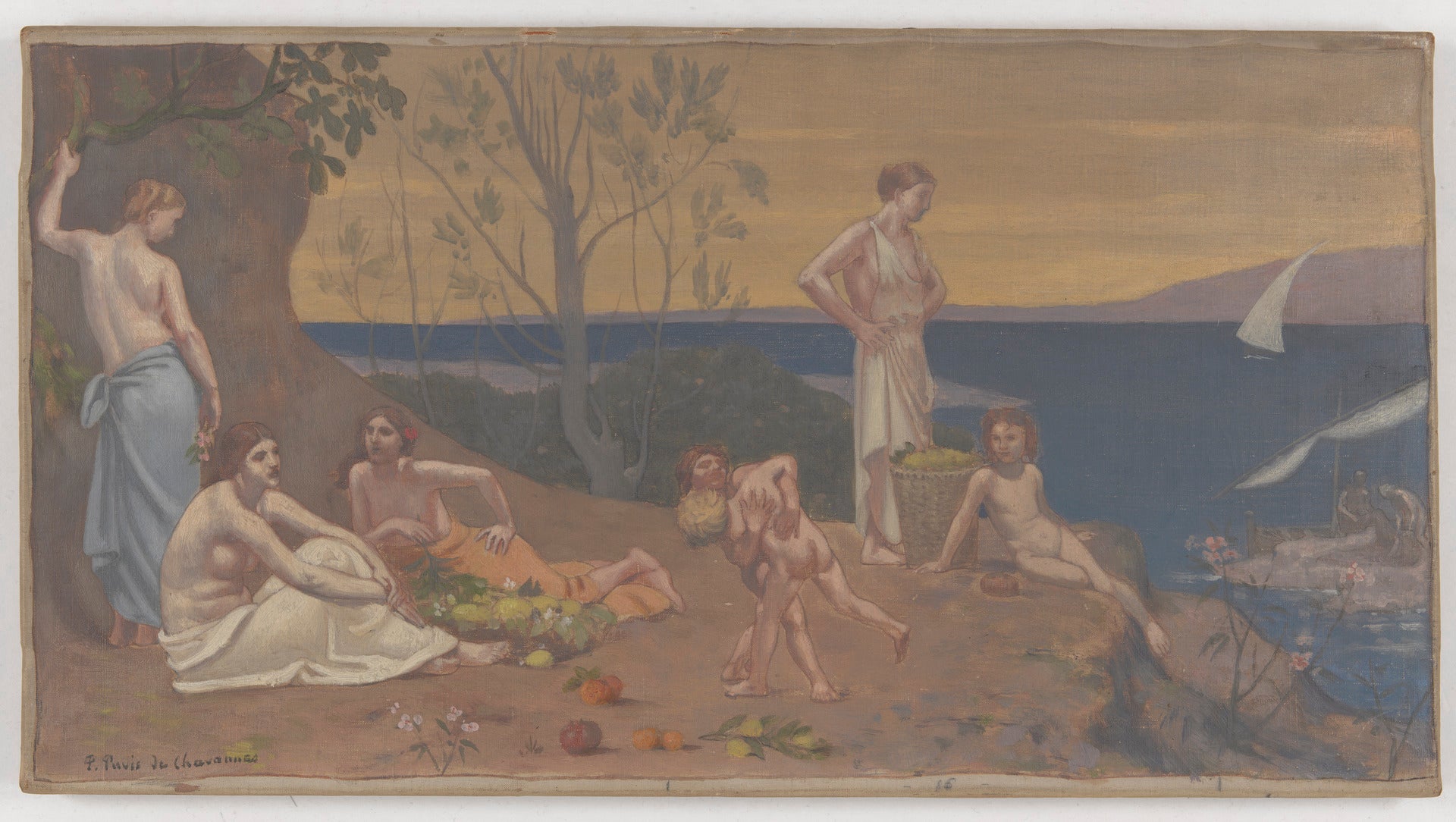 Le doux pays - Pierre Puvis de Chavannes