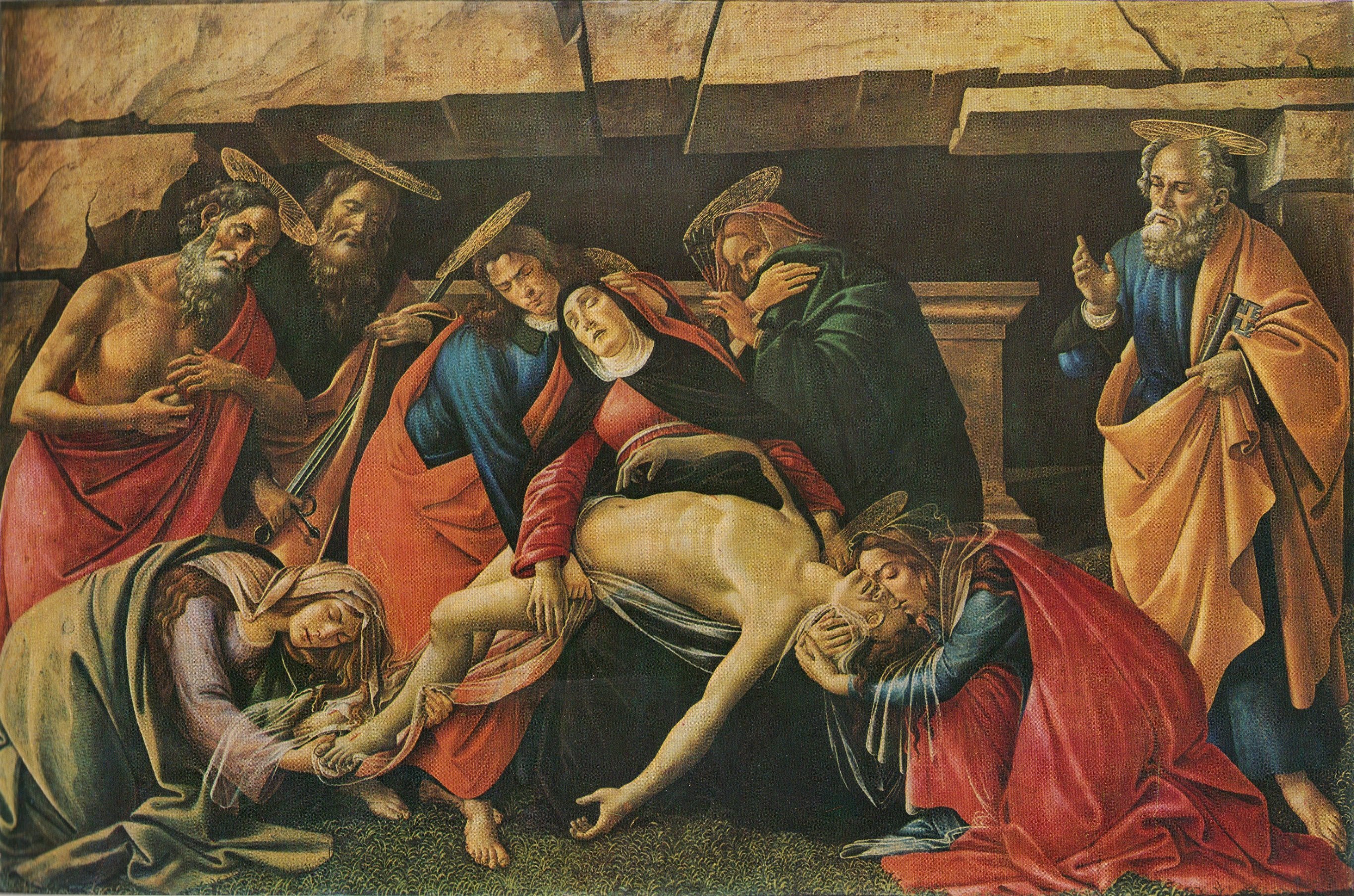 Lamentacja nad martwym Chrystusem - Sandro Botticelli