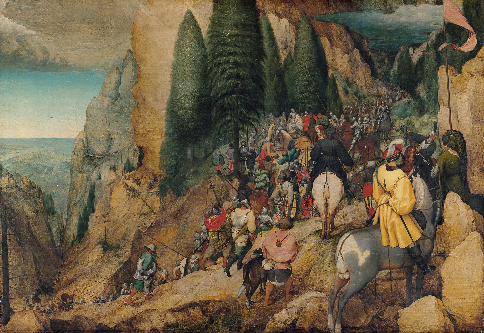 Nawrócenie św. Pawła - Pieter Brueghel Starszy