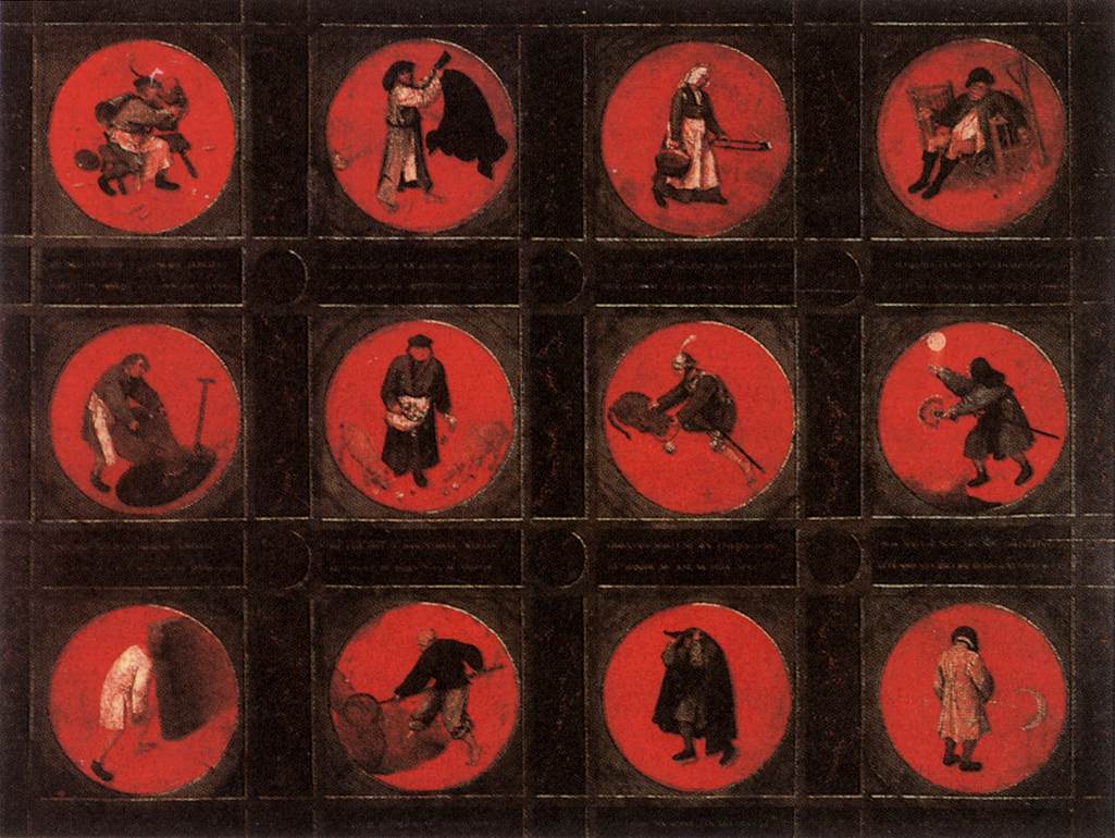 Dwanaście Przysłów flamandzkich - Pieter Brueghel Starszy