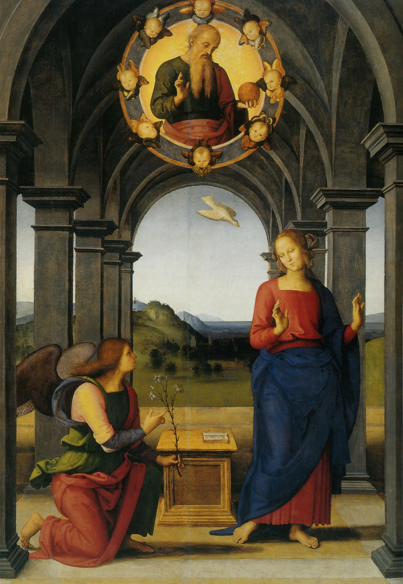 Zwiastowanie z Fano - Pietro Perugino