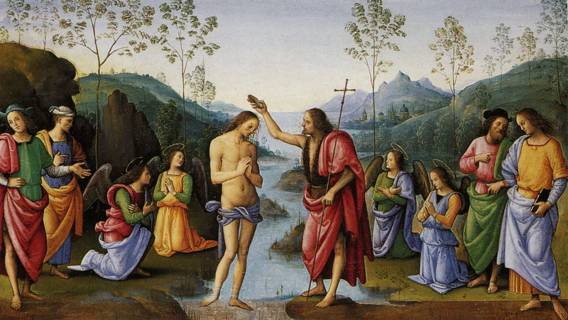Chrzest Chrystusa - Pietro Perugino