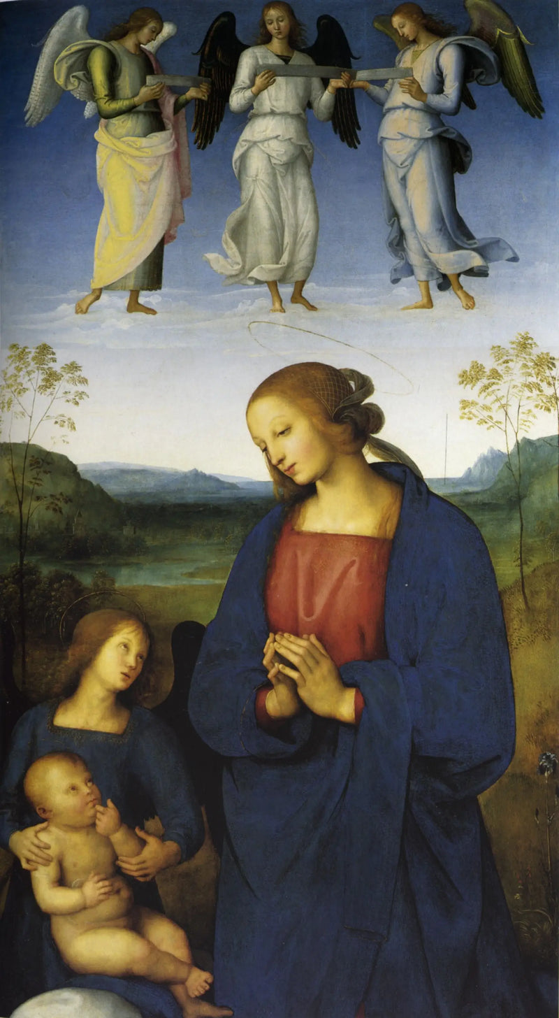 Matka Boska z Dzieciątkiem i Aniołami - Pietro Perugino