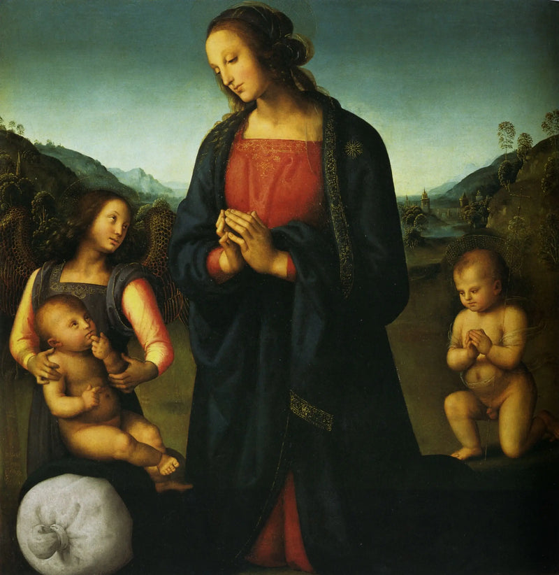 Matka Boska z torbą - Pietro Perugino