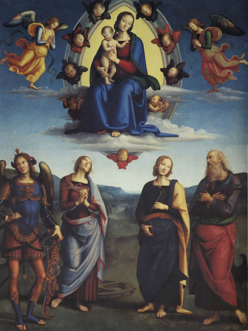 Wniebowzięcie Matki Boskiej i święci - Pietro Perugino