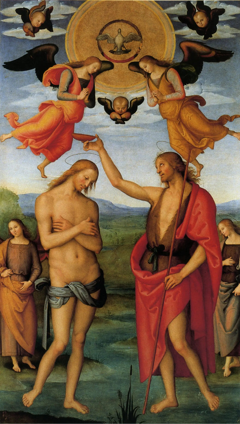 Chrzest Chrystusa - Pietro Perugino