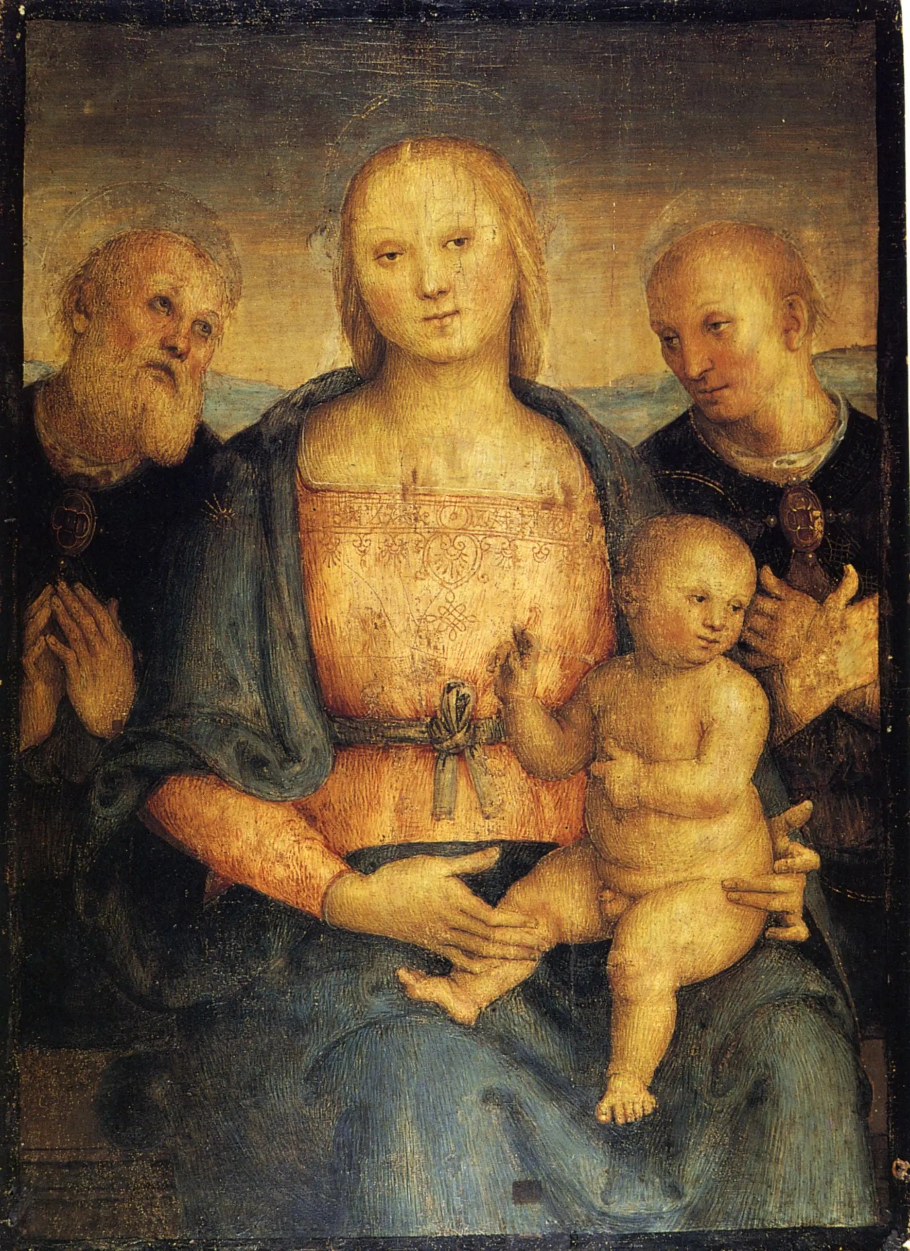 La Vierge à l’Enfant entre les saints Herculan et Constant - Pietro Perugino - Alpha Reproduction