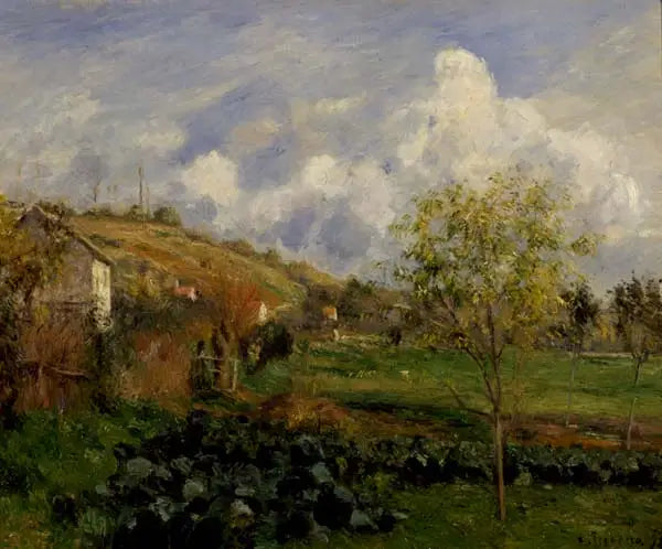 Krajobraz w pobliżu Pontoise - Camille Pissarro