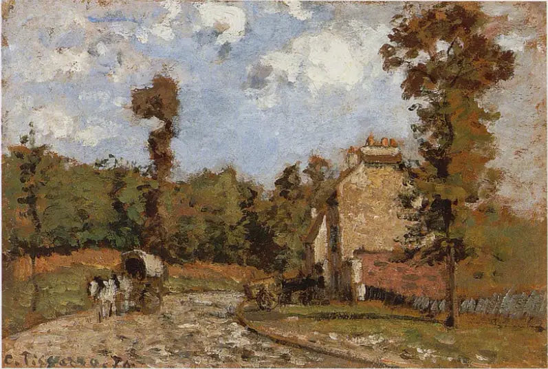 Droga do Wersalu, Marly-le-Roi - Camille Pissarro