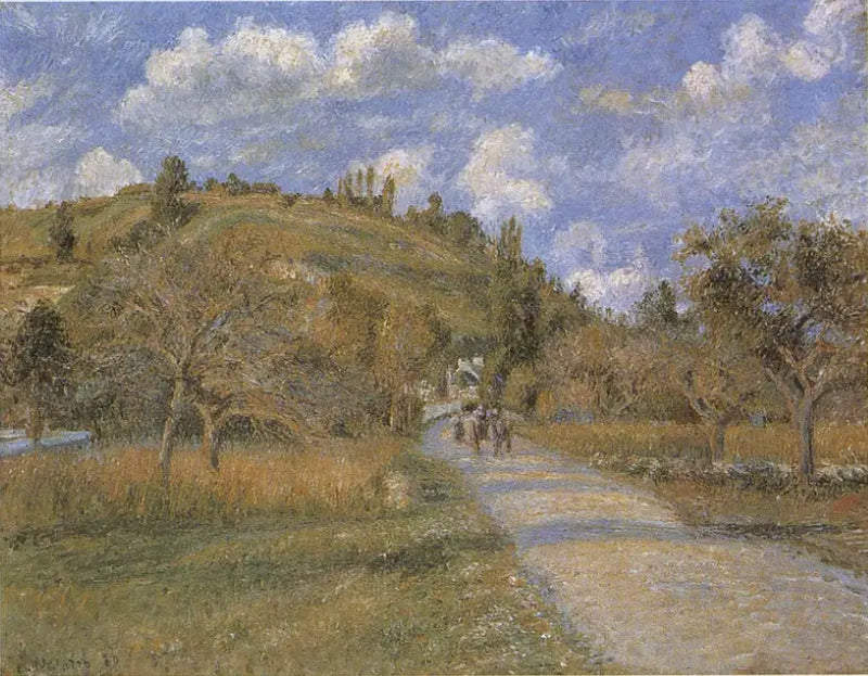 Wybrzeże Valhermeil, Auvers-sur-Oise - Camille Pissarro
