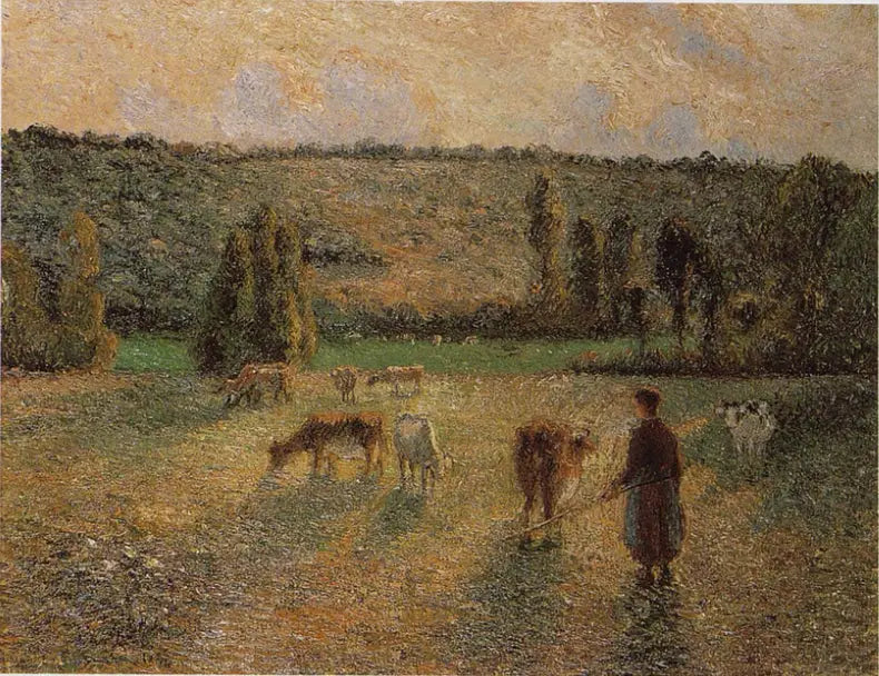 Krowa w Éragny - Camille Pissarro